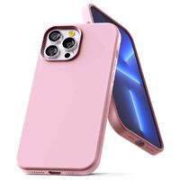 Goospery Silicone Case for Apple iPhone 13 pro - Pink Sand