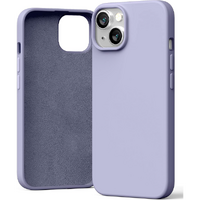 Goospery Silicone Case for Apple iPhone 14 - Lavendar Grey