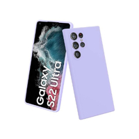 Goospery Silicone Case for Samsung Galaxy S22 Ultra - Purple