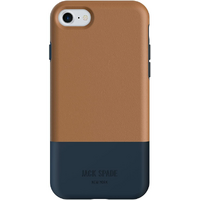 Jack Spade Back Case for iPhone 7/8/SE2- Tan/Navy