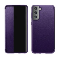 Samsung Galaxy S21 Plus Book Style Color Side Flip Case - PURPLE