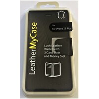 iPhone 7+/8+ MyCase Leather - Black