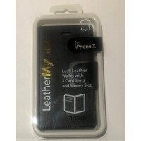 iPhone X MyCase Leather - Black