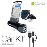 CMI Naztech Kit Safety Essentials Car Kit for Android - Black