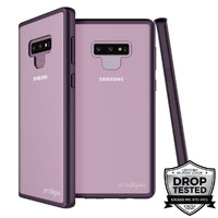 Prodigee Safetee Slim Case for Samsung Galaxy Note 9 - Purple/Clear
