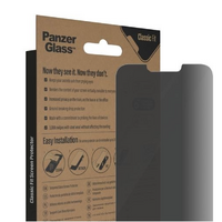 PanzerGlass Anti Bacterial Side View Privacy Screen Protector for Apple iPhone 15 - Clear
