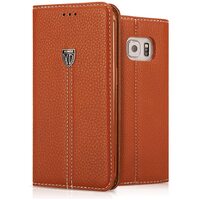 XUNDO Noble Series Case for Samsung Galaxy S6 Edge Plus - Brown