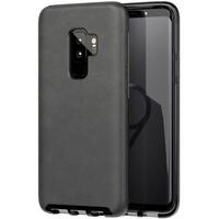 Tech21 Evo Luxe Vegan Leather Flexshock Case For Galaxy S9 Plus - Black