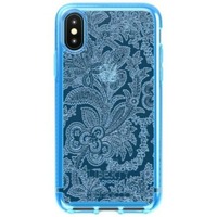 Apple iPhone Xs Max Tech21 Pure Print Liberty Grosvenor Design Case - Blue