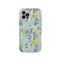 Tech21 Evo Art Botanical garden Case for Apple iPhone 12/12 Pro - Pale Blue