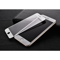 Nav Tempered Glass 3D For iPhone 7+/8+ -White-Case Friendly Easy to Install Pack of 5