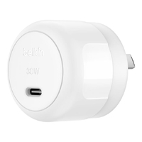 Belkin BoostCharge 30W Wall Charger With USB-C Output - White