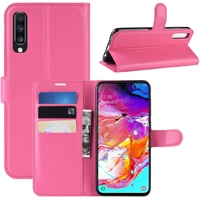 Wallet Case for Samsung Galaxy A70 - Pink
