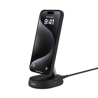 Belkin BoostCharge Pro Convertible Magnetic Charging Stand with Qi2 - Black