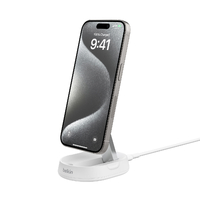 Belkin BoostCharge Pro  Convertible Magnetic Charging Stand with Qi2 - White