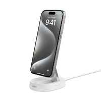 Belkin BoostCharge Pro Convertible Magnetic Charging Stand with Qi2 - White