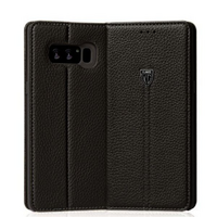Xundd Noble Wallet Case for Samsung Galaxy Note 8 - Black